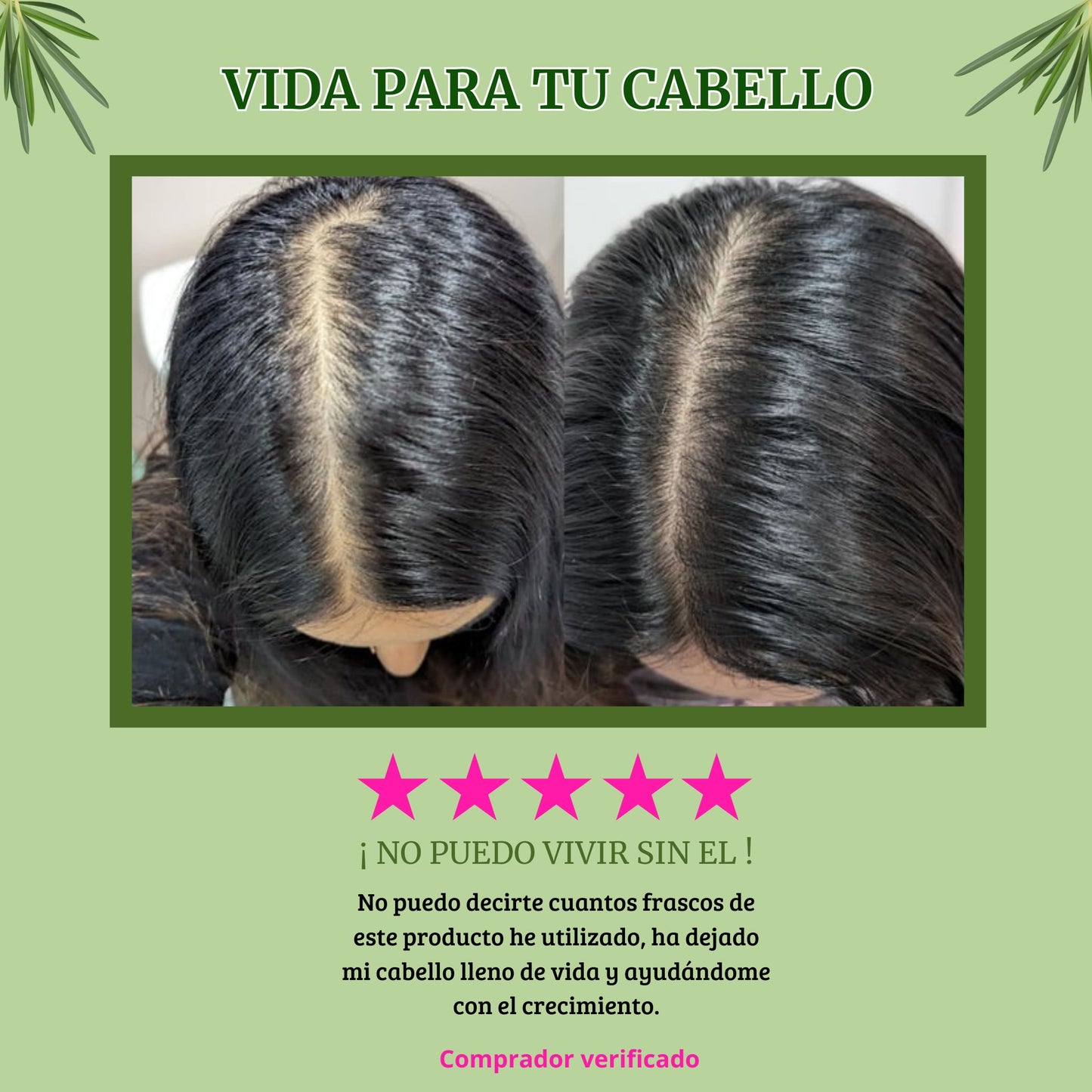 ACEITE POTENCIALIZADOR DE CRECIMIENTO CON ROMERO Y MENTA PARA EL CABELLO