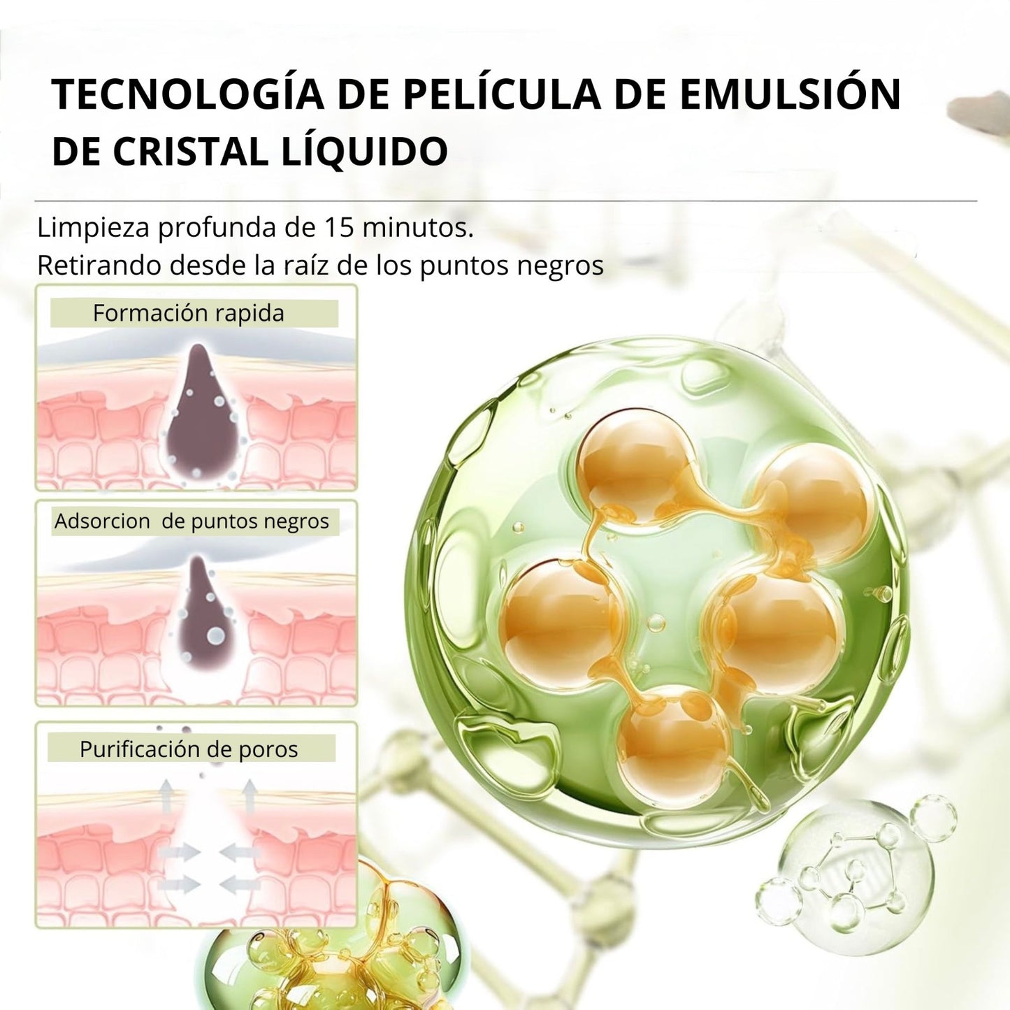 LANBENA 2.0 GlowStrip™– Removedor de puntos negros instantáneo