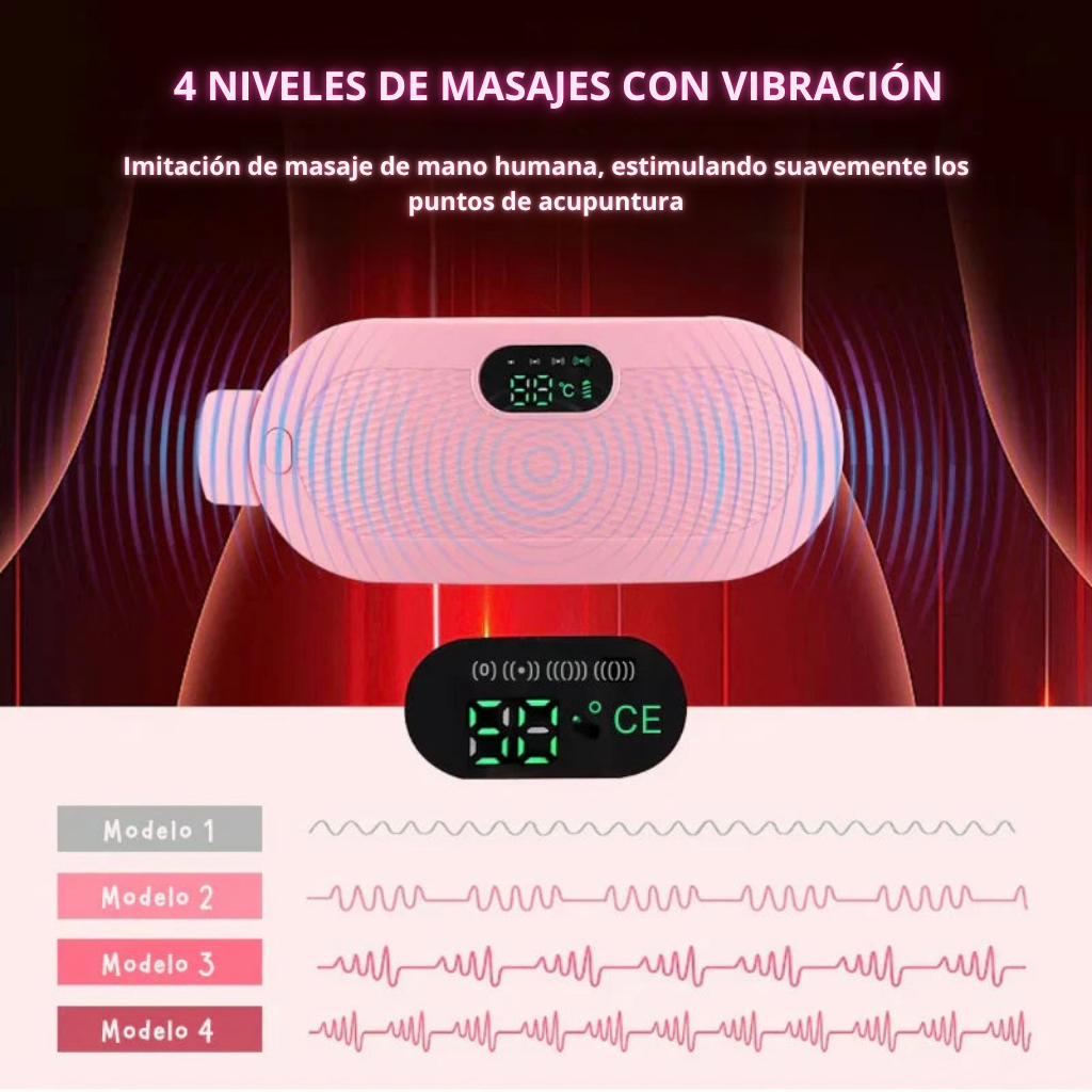 CINTURÓN TÉRMICO CON MASAJEADOR PARA CÓLICOS