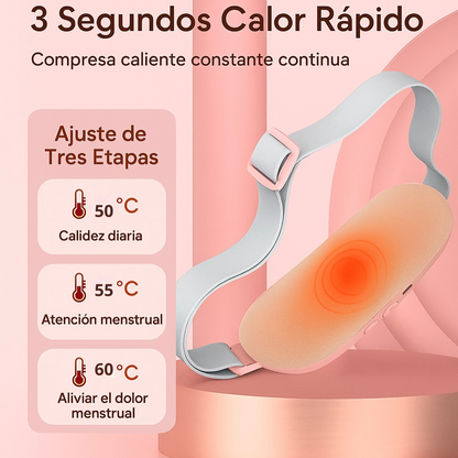 CINTURÓN TÉRMICO CON MASAJEADOR PARA CÓLICOS
