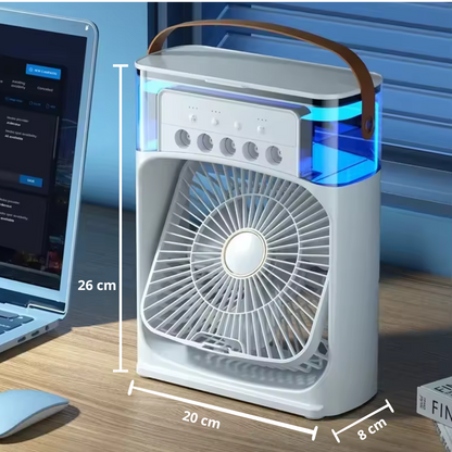 VENTILADOR  HUMIFICADOR  Y ENFRIADOR 3 en 1 ❄️