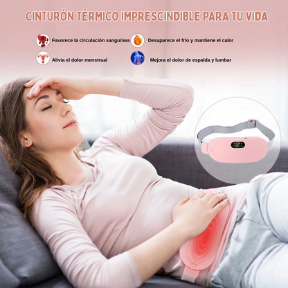 CINTURÓN TÉRMICO CON MASAJEADOR PARA CÓLICOS