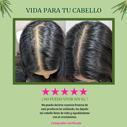 ACEITE POTENCIALIZADOR  DE CRECIMIENTO CON ROMERO Y MENTA PARA EL CABELLO